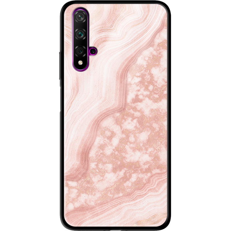 Защитный чехол BoxFace Glossy Panel Honor 20 Pink Marble