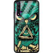Защитный чехол BoxFace Glossy Panel Honor 20 Masonic Owl