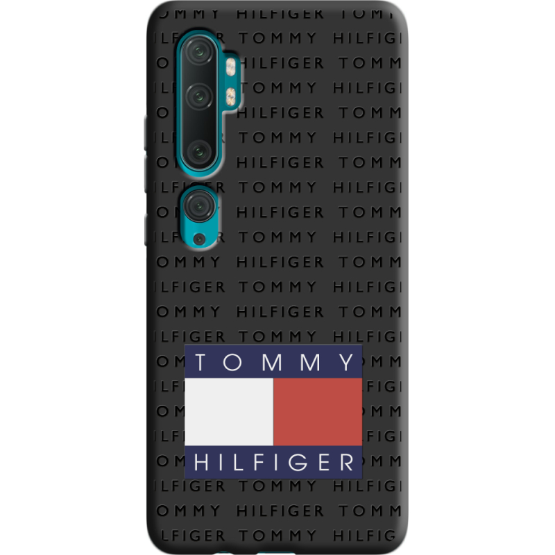 Черный чехол BoxFace Xiaomi Mi Note 10 / Mi Note 10 Pro Tommy Print