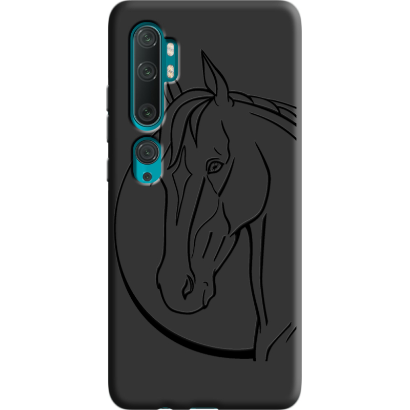 Черный чехол BoxFace Xiaomi Mi Note 10 / Mi Note 10 Pro Horse