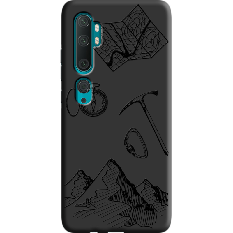 Черный чехол BoxFace Xiaomi Mi Note 10 / Mi Note 10 Pro Mountains