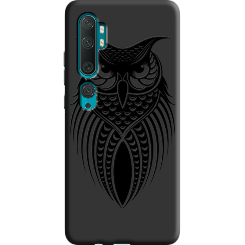 Черный чехол BoxFace Xiaomi Mi Note 10 / Mi Note 10 Pro Owl