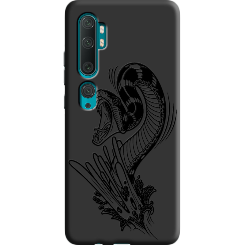 Черный чехол BoxFace Xiaomi Mi Note 10 / Mi Note 10 Pro Snake