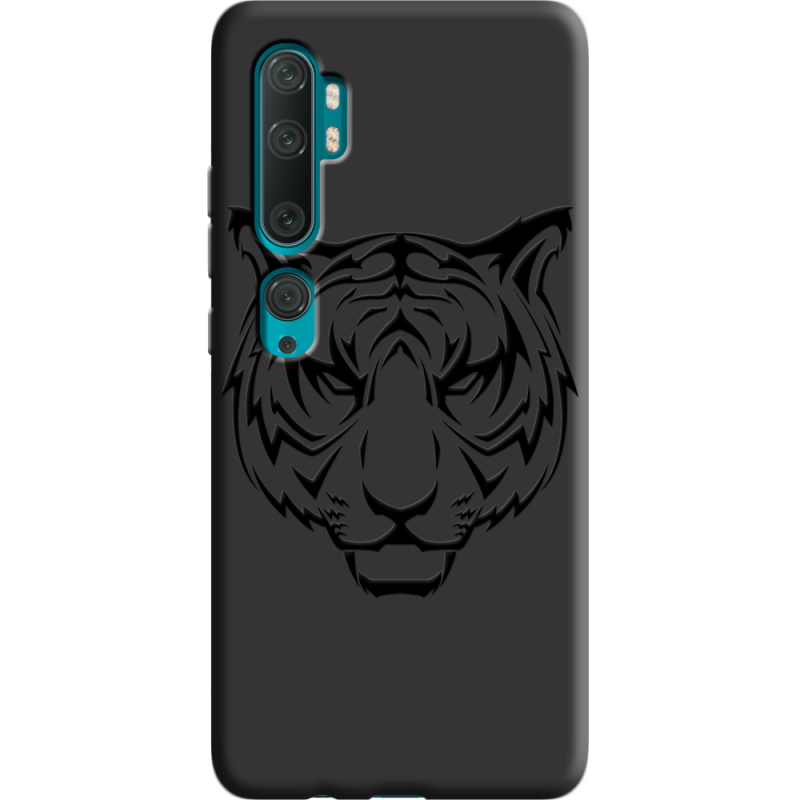 Черный чехол BoxFace Xiaomi Mi Note 10 / Mi Note 10 Pro Tiger