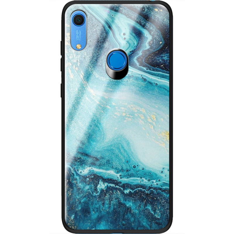 Защитный чехол BoxFace Glossy Panel Huawei Y6s Blue Marble