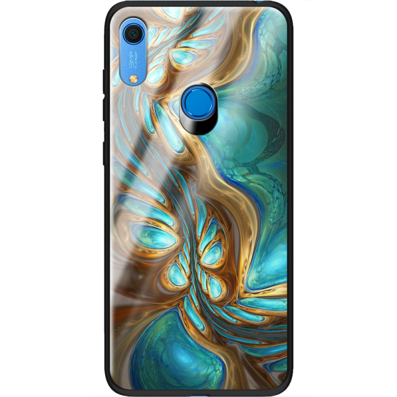 Защитный чехол BoxFace Glossy Panel Huawei Y6s Blue Abstraction