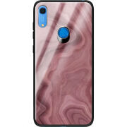 Защитный чехол BoxFace Glossy Panel Huawei Y6s DarkRed Marble