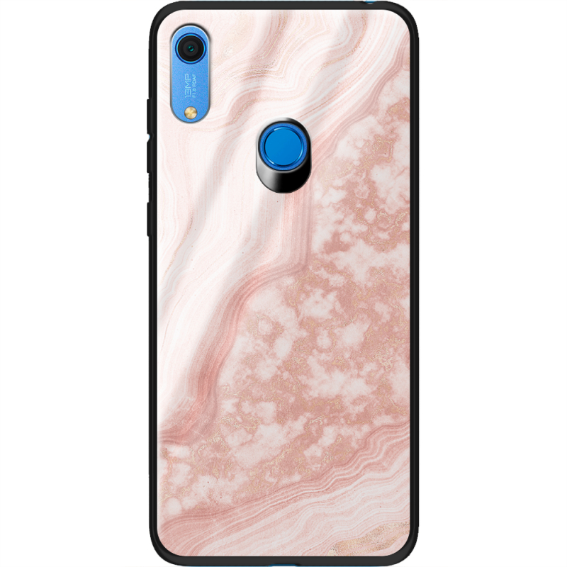 Защитный чехол BoxFace Glossy Panel Huawei Y6s Pink Marble