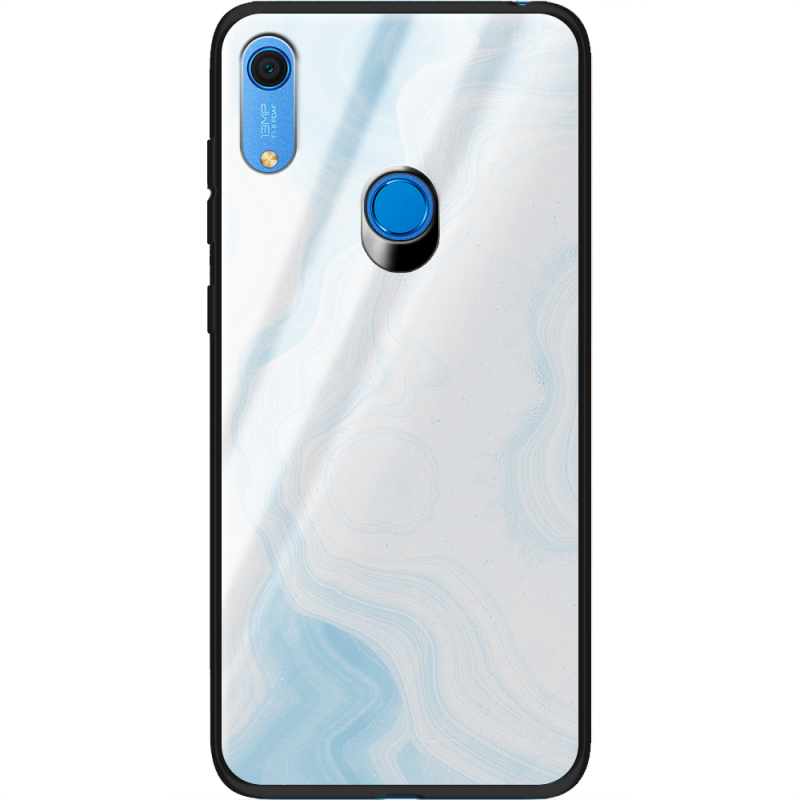 Защитный чехол BoxFace Glossy Panel Huawei Y6s Light Marble