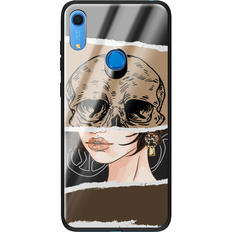 Защитный чехол BoxFace Glossy Panel Huawei Y6s Skull-Girl