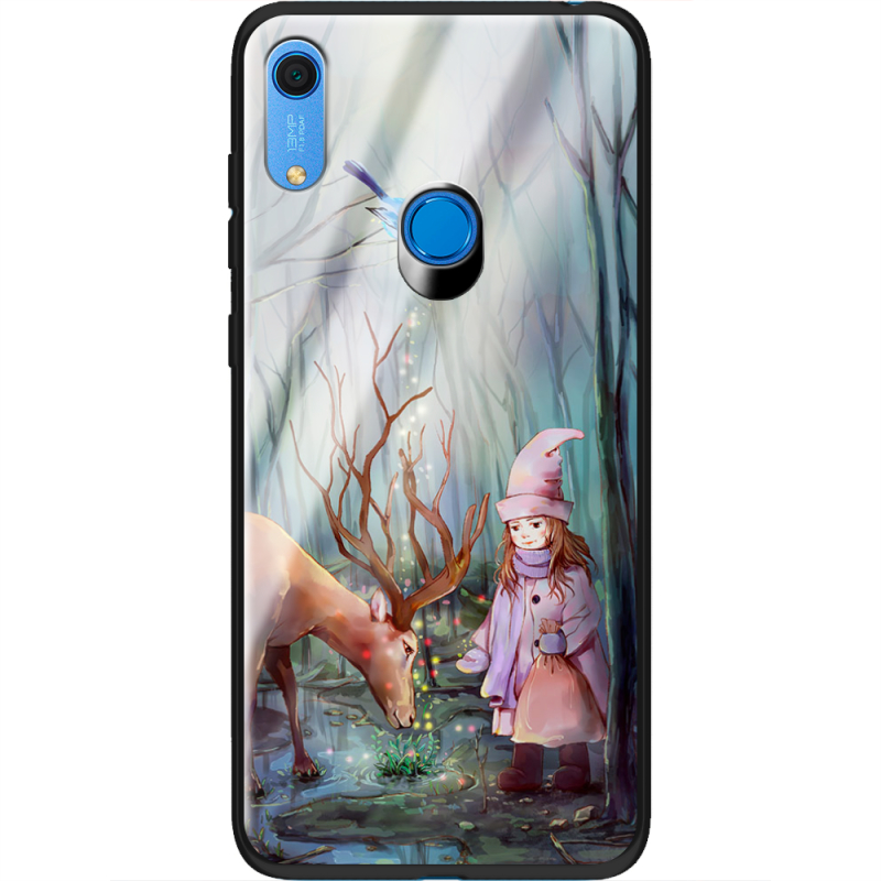 Защитный чехол BoxFace Glossy Panel Huawei Y6s Girl And Deer