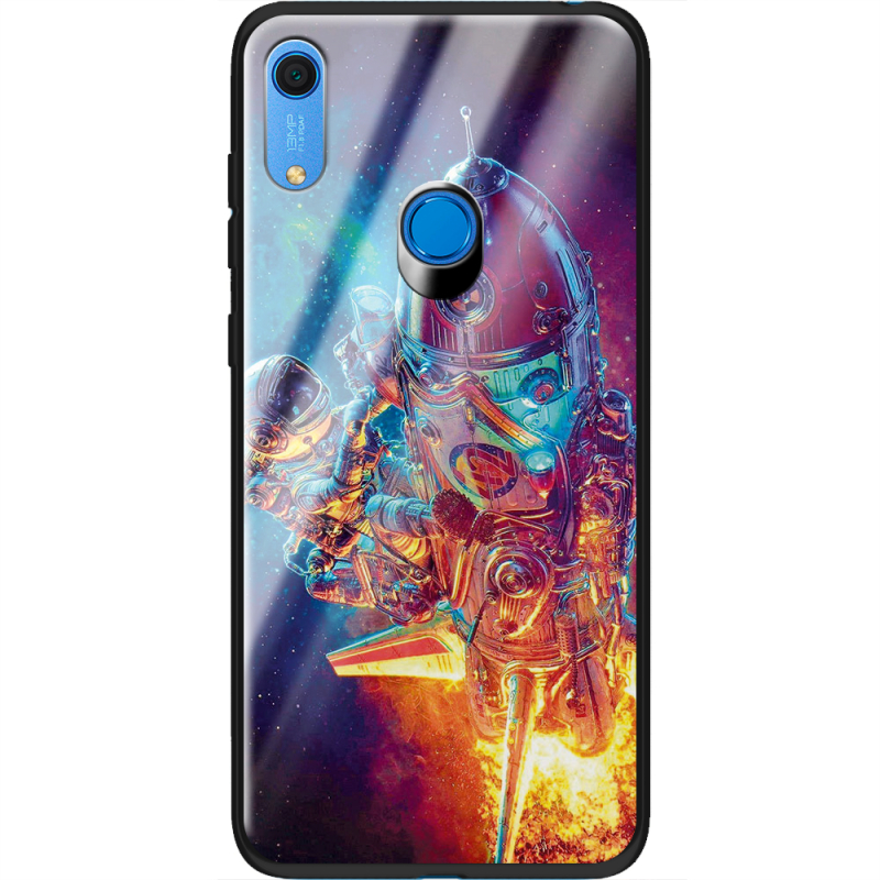 Защитный чехол BoxFace Glossy Panel Huawei Y6s Astronaut in Space