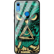 Защитный чехол BoxFace Glossy Panel Huawei Y6s Masonic Owl