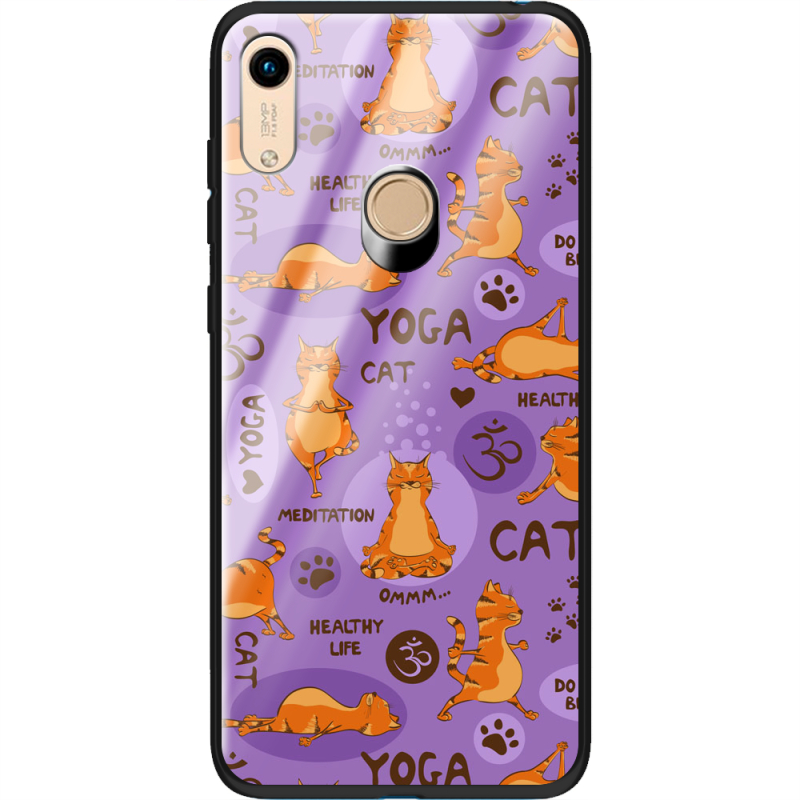 Защитный чехол BoxFace Glossy Panel Honor 8A Yoga Cat