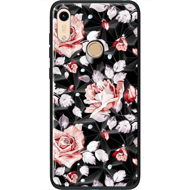 Чехол Prizma Uprint Honor 8A Roses on Black