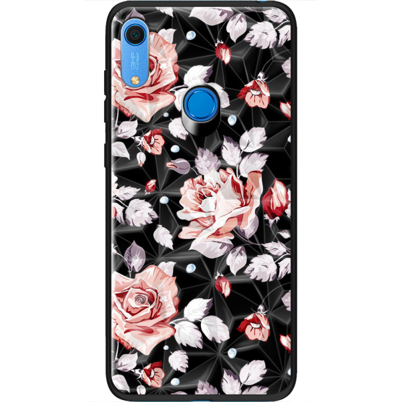 Чехол Prizma Uprint Huawei Y6s Roses on Black