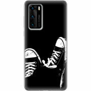 Чехол BoxFace Huawei P40 Black Sneakers