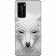 Чехол BoxFace Huawei P40 White Wolf