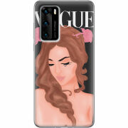 Чехол BoxFace Huawei P40 Fashion Girl