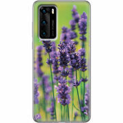 Чехол BoxFace Huawei P40 Green Lavender