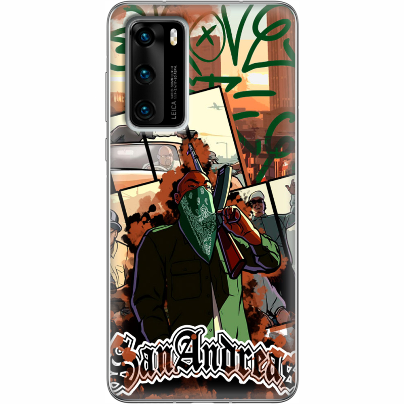 Чехол BoxFace Huawei P40 GTA San Andreas