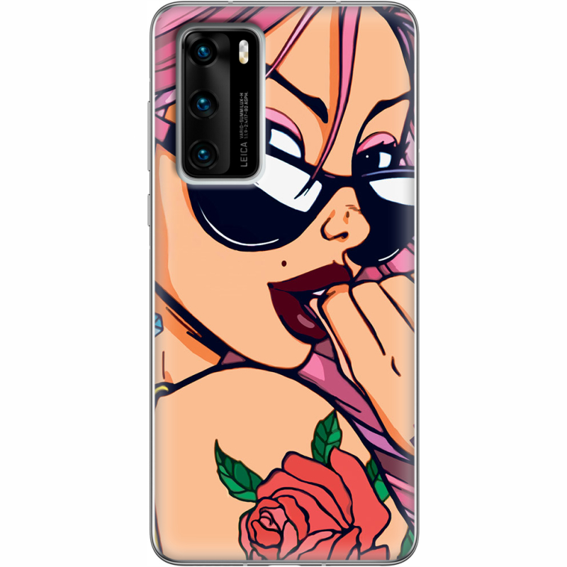 Чехол BoxFace Huawei P40 Pink Girl