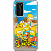 Чехол BoxFace Huawei P40 The Simpsons