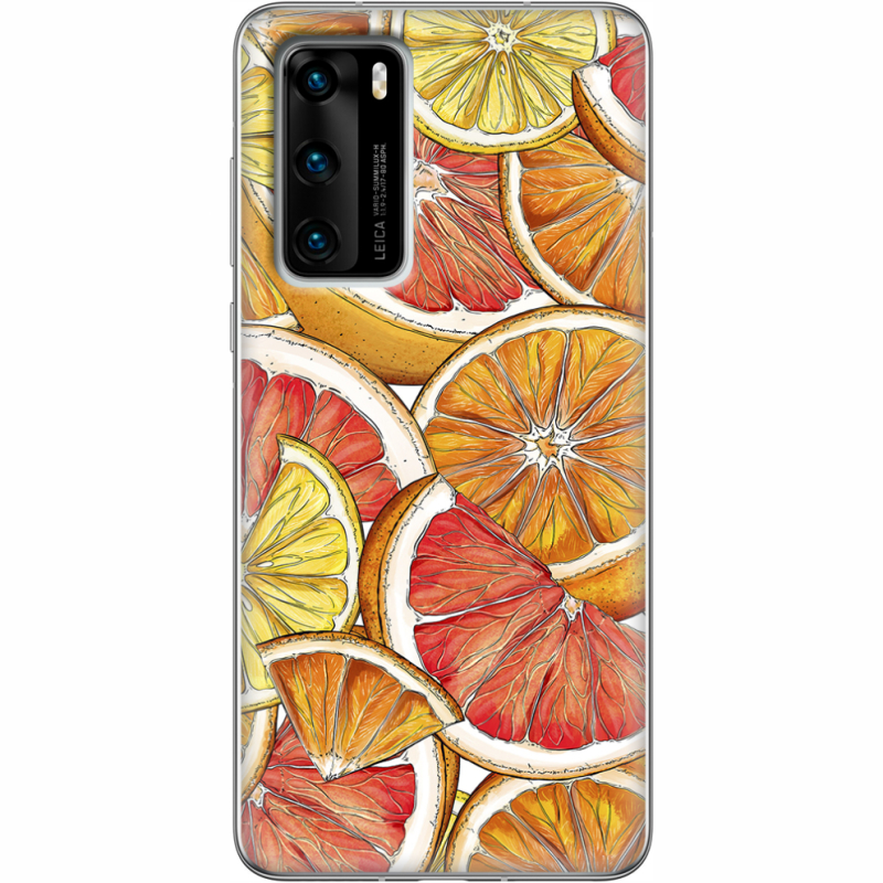 Чехол BoxFace Huawei P40 Citrus Pattern