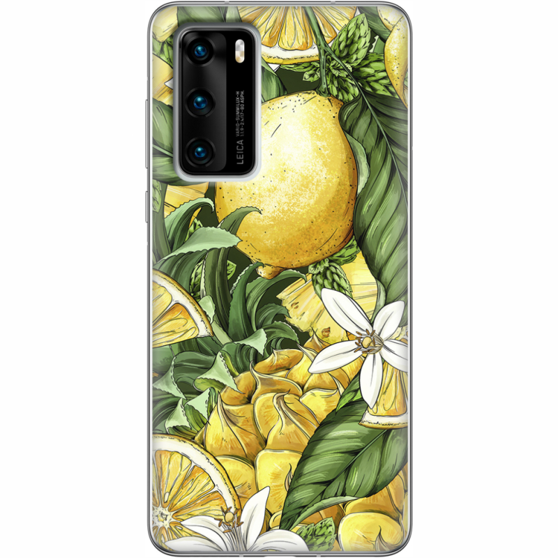 Чехол BoxFace Huawei P40 Lemon Pattern