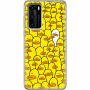 Чехол BoxFace Huawei P40 Yellow Ducklings