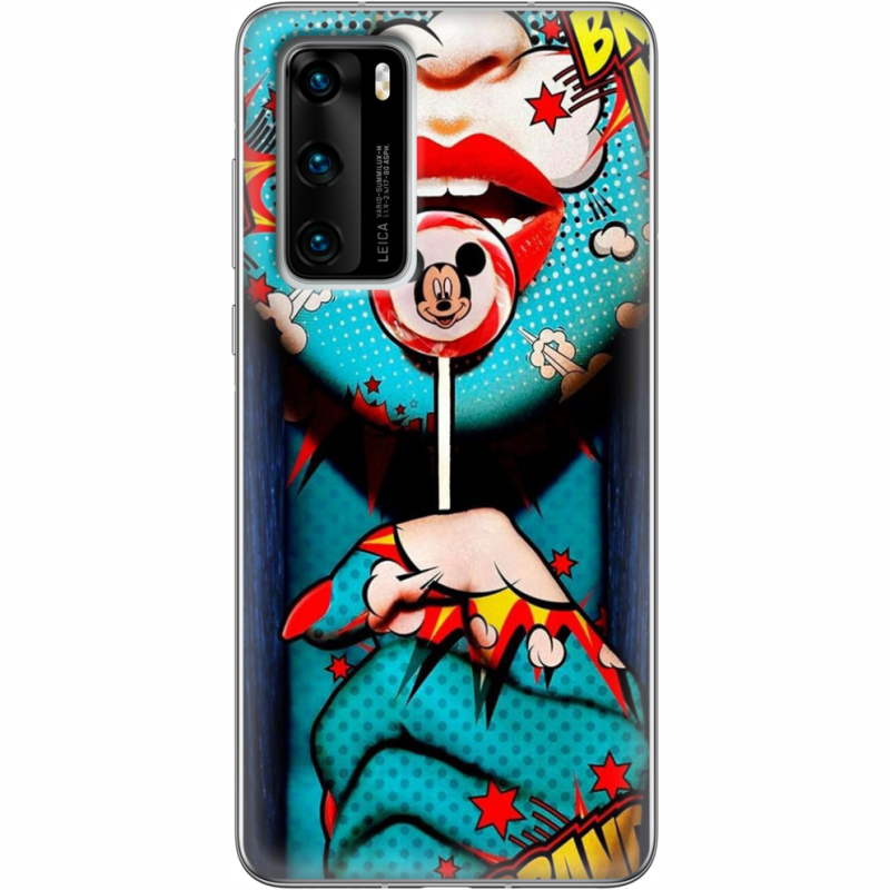 Чехол BoxFace Huawei P40 Girl Pop Art