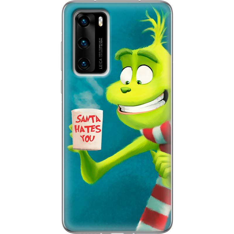 Чехол BoxFace Huawei P40 Santa Hates You