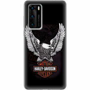 Чехол BoxFace Huawei P40 Harley Davidson and eagle