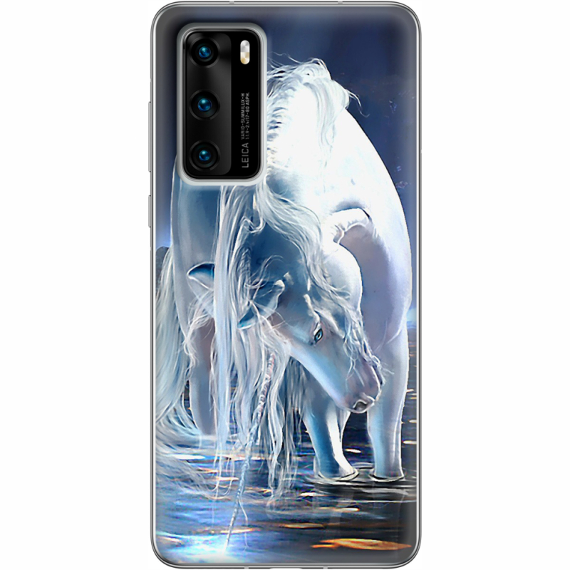 Чехол BoxFace Huawei P40 White Horse