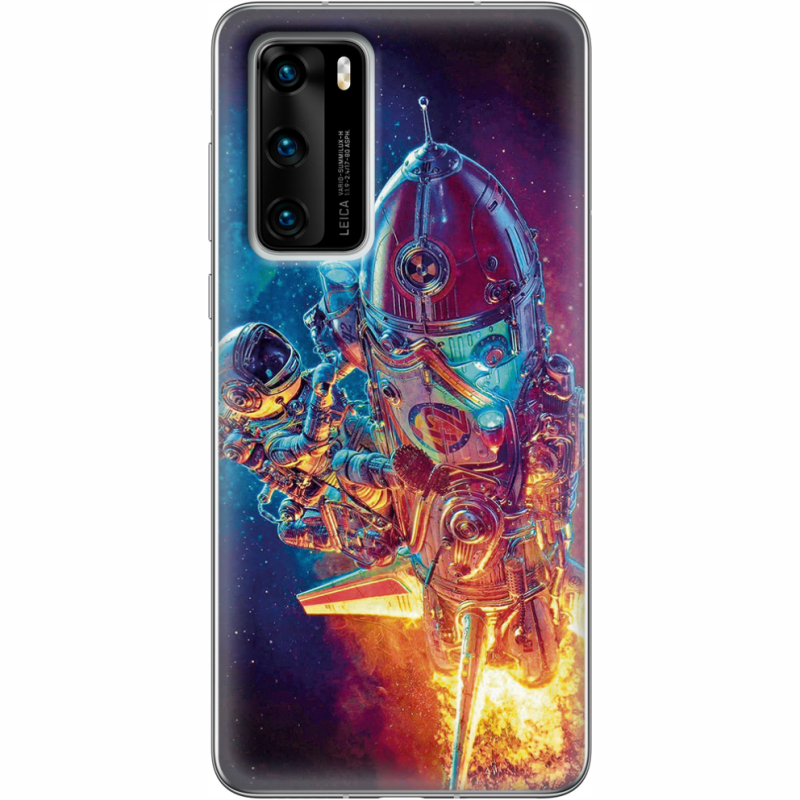 Чехол BoxFace Huawei P40 Astronaut in Space