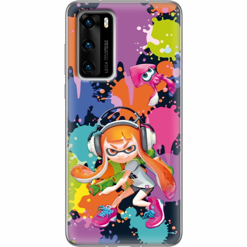 Чехол BoxFace Huawei P40 Splatoon Inklings