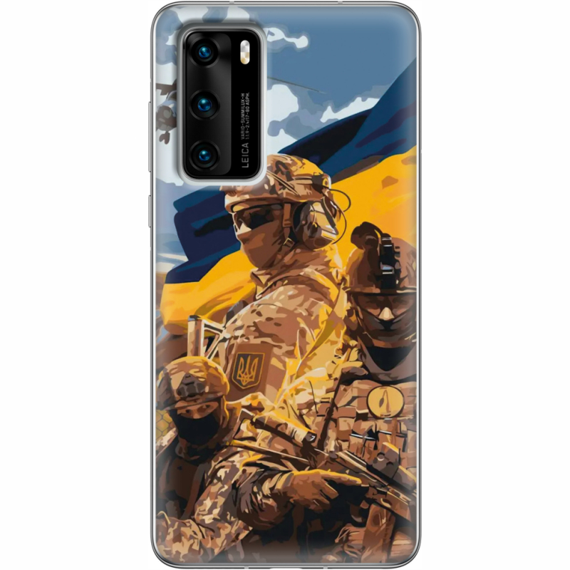 Чехол BoxFace Huawei P40 Воїни ЗСУ