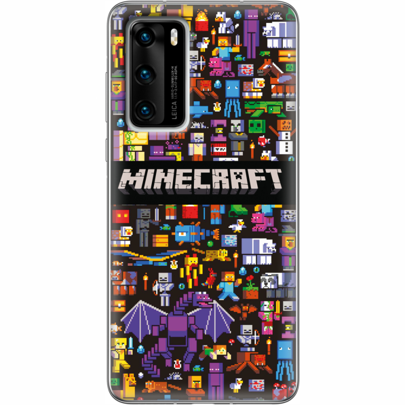 Чехол BoxFace Huawei P40 Minecraft Mobbery