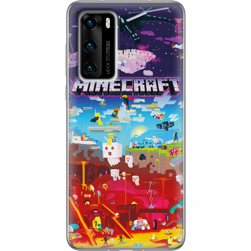 Чехол BoxFace Huawei P40 Minecraft World Beyond