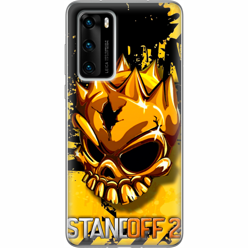 Чехол BoxFace Huawei P40 StandOff 2 gold