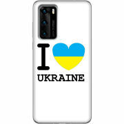 Чехол BoxFace Huawei P40 I love Ukraine