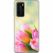 Чехол BoxFace Huawei P40 Bouquet of Tulips