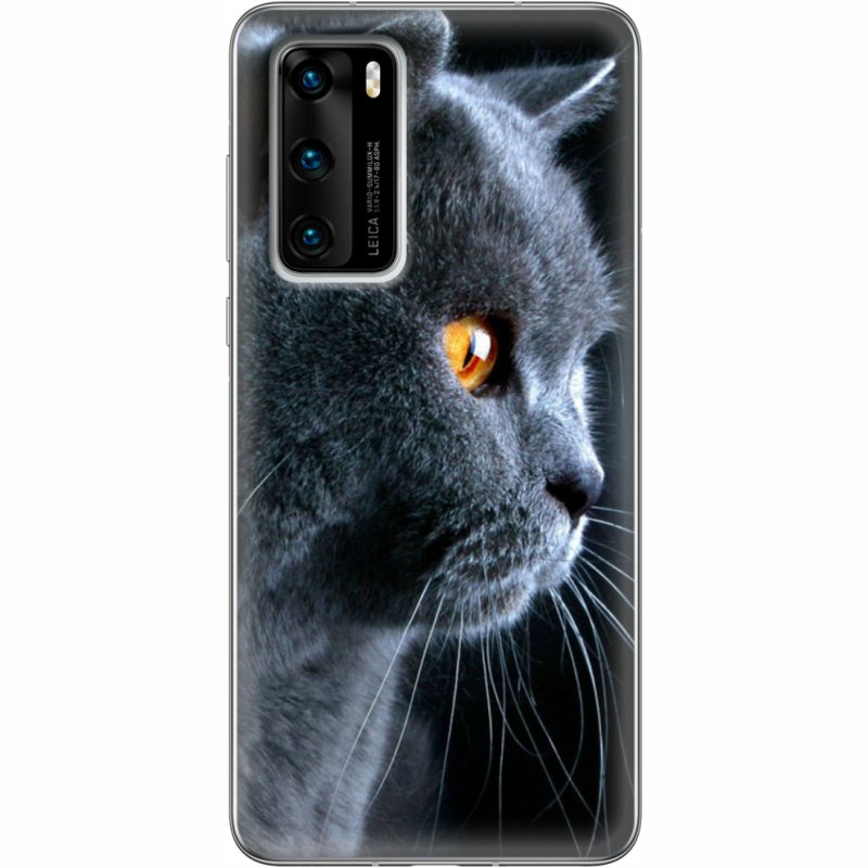 Чехол BoxFace Huawei P40 English cat