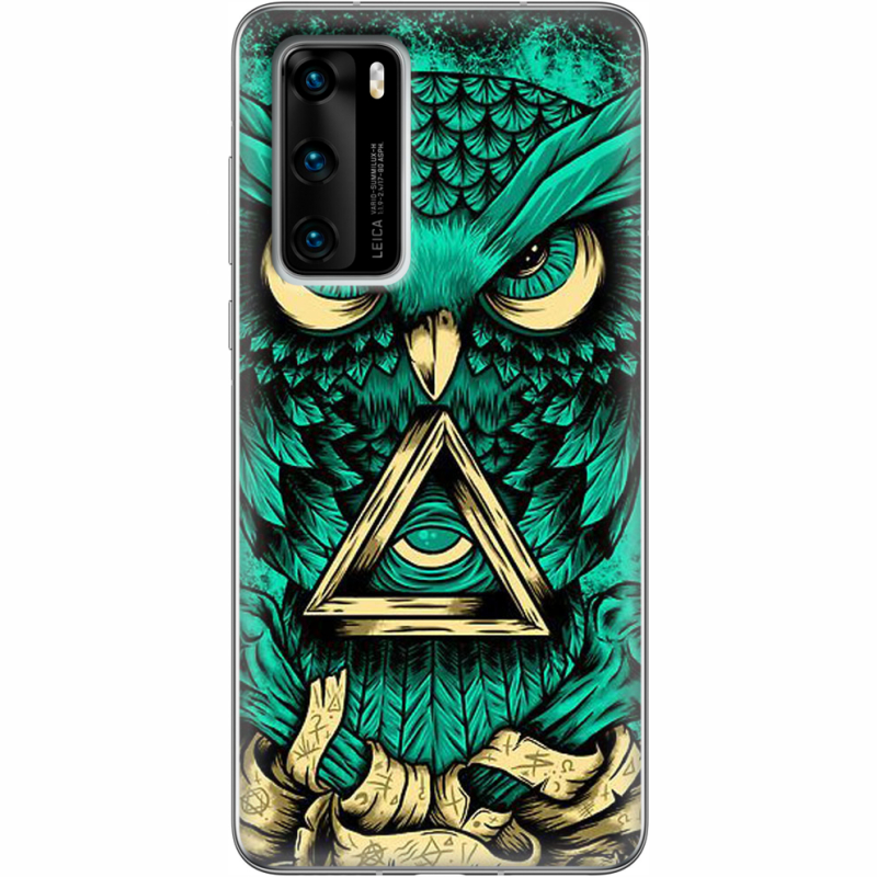 Чехол BoxFace Huawei P40 Masonic Owl