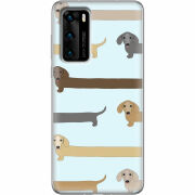 Чехол BoxFace Huawei P40 Dachshund