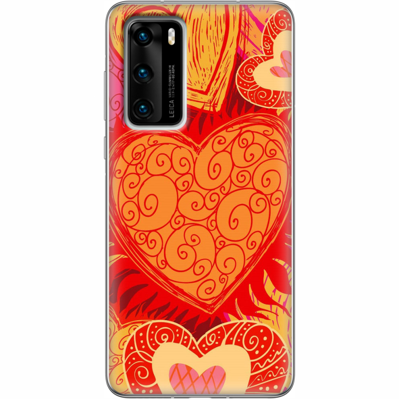 Чехол BoxFace Huawei P40 Warm Hearts