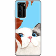 Чехол BoxFace Huawei P40 Wondering Cat