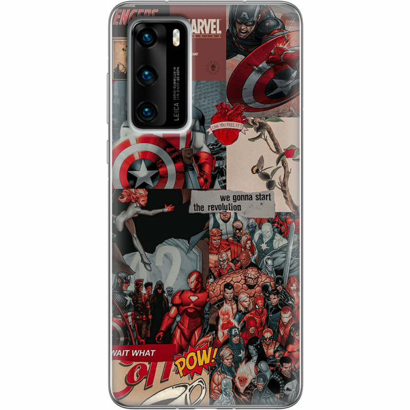 Чехол BoxFace Huawei P40 Marvel Avengers