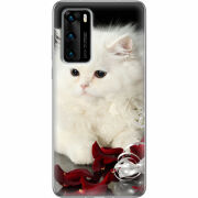 Чехол BoxFace Huawei P40 Fluffy Cat