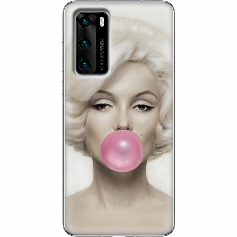 Чехол BoxFace Huawei P40 Marilyn Monroe Bubble Gum